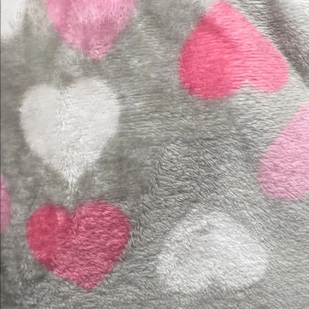 Heart Patterned Fleece Pajama Pants - Picture 6 of 6
